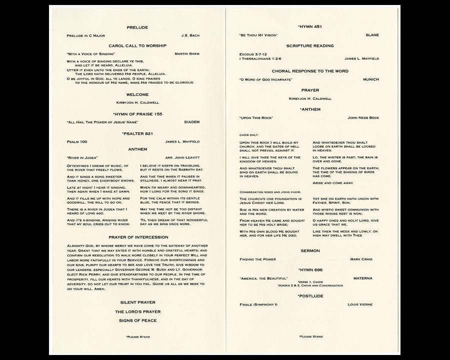 Inaugural documents